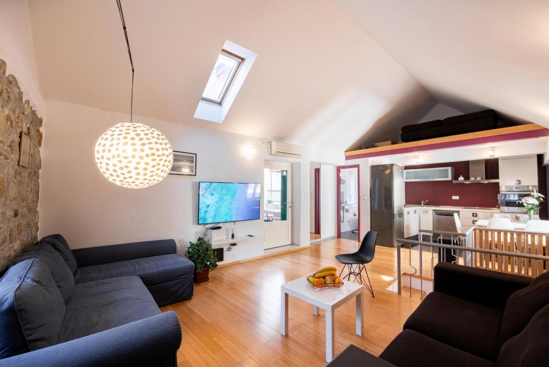 Duplex With Terrace In The City Centar 斯普利特 外观 照片