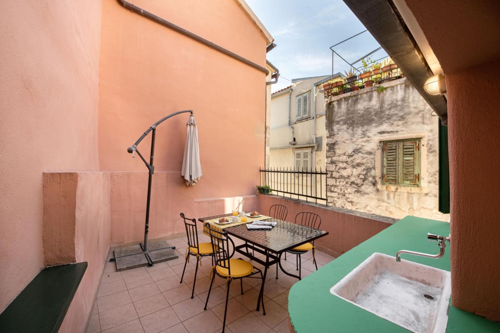 Duplex With Terrace In The City Centar 斯普利特 外观 照片